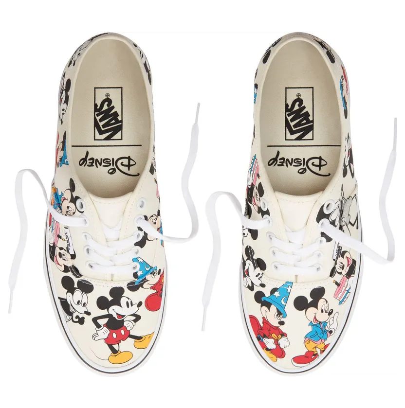 Vans Disney x Authentic ‘Mickey’s Birthday’ True White/Multi-Color (VN0A38EMUJ2)