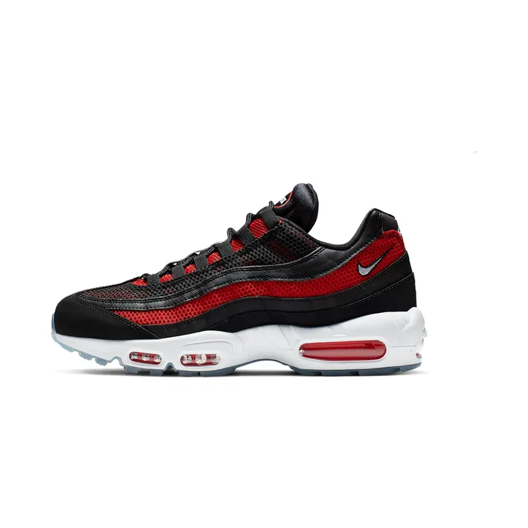 Nike Air Max 95 Essential Bred “Black / University Red / Reflect Silver / White” (749766-039)