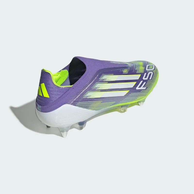 adidas F50 Elite Laceless SG Purple Rush Cloud White Lucid Lemon (JH7642)