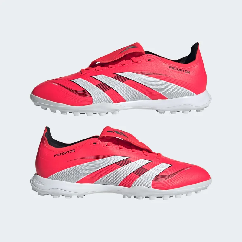 adidas Predator League Fold-Over Tongue Turf Lucid Red Cloud White Core Black (JS0384)