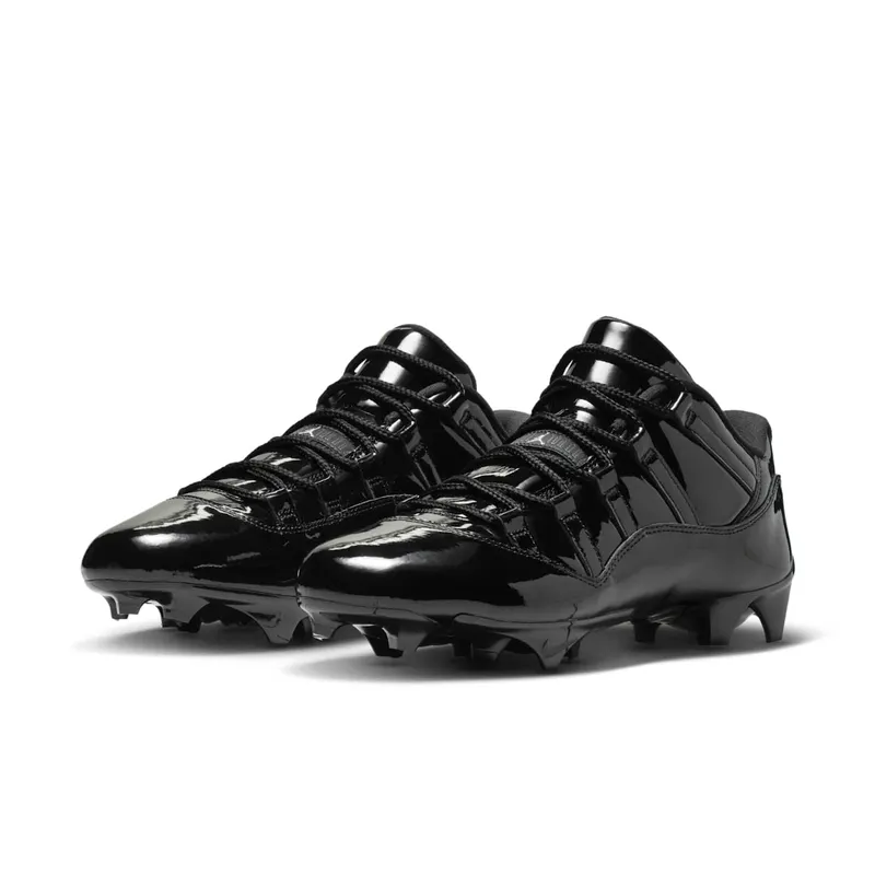 Air Jordan 11 Low TD Cleat “Patent Black” (IQ8113-001)