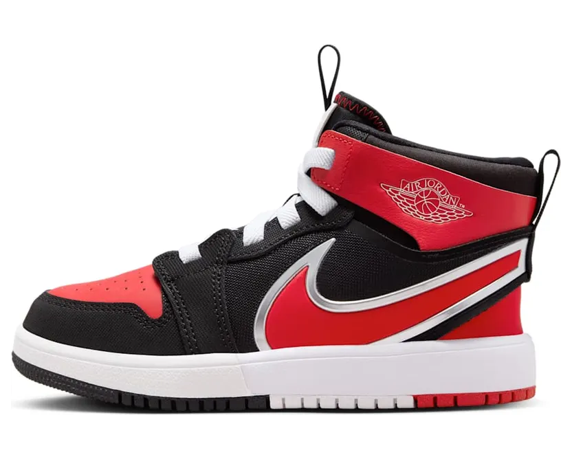 Jordan 1 Mid RM EasyOn Black White University Red (FQ1282-006)