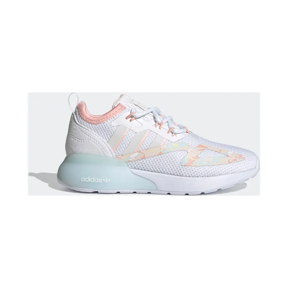 adidas ZX 2K Schuh Cloud White / Cloud White / Haze Coral (H02365)