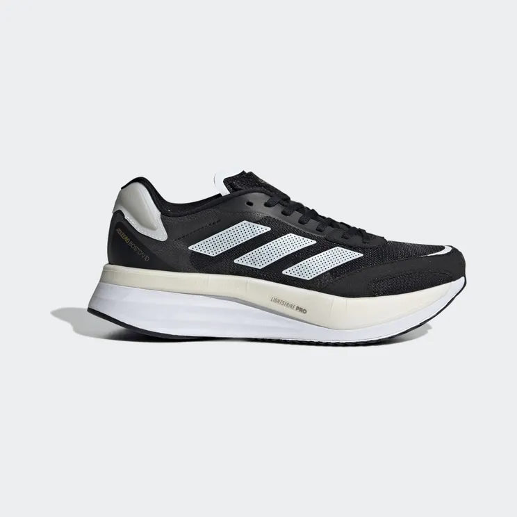 adidas Adizero Boston 10 Core Black / Cloud White / Gold Metallic (H67515)