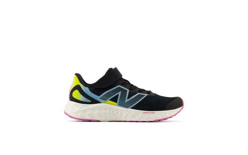 New Balance Fresh Foam Arishi v4 Bungee Lace Black Real Pink Chrome Blue (PAARIGF4)