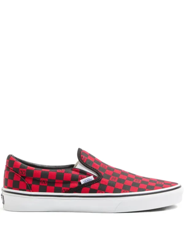Valentino Garavani x geruite sneakers – Red (YS0M96HPK)