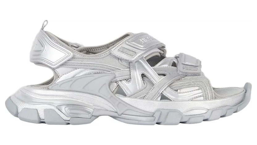Balenciaga Track Sandal Silver (W) (617543W2FS68100)