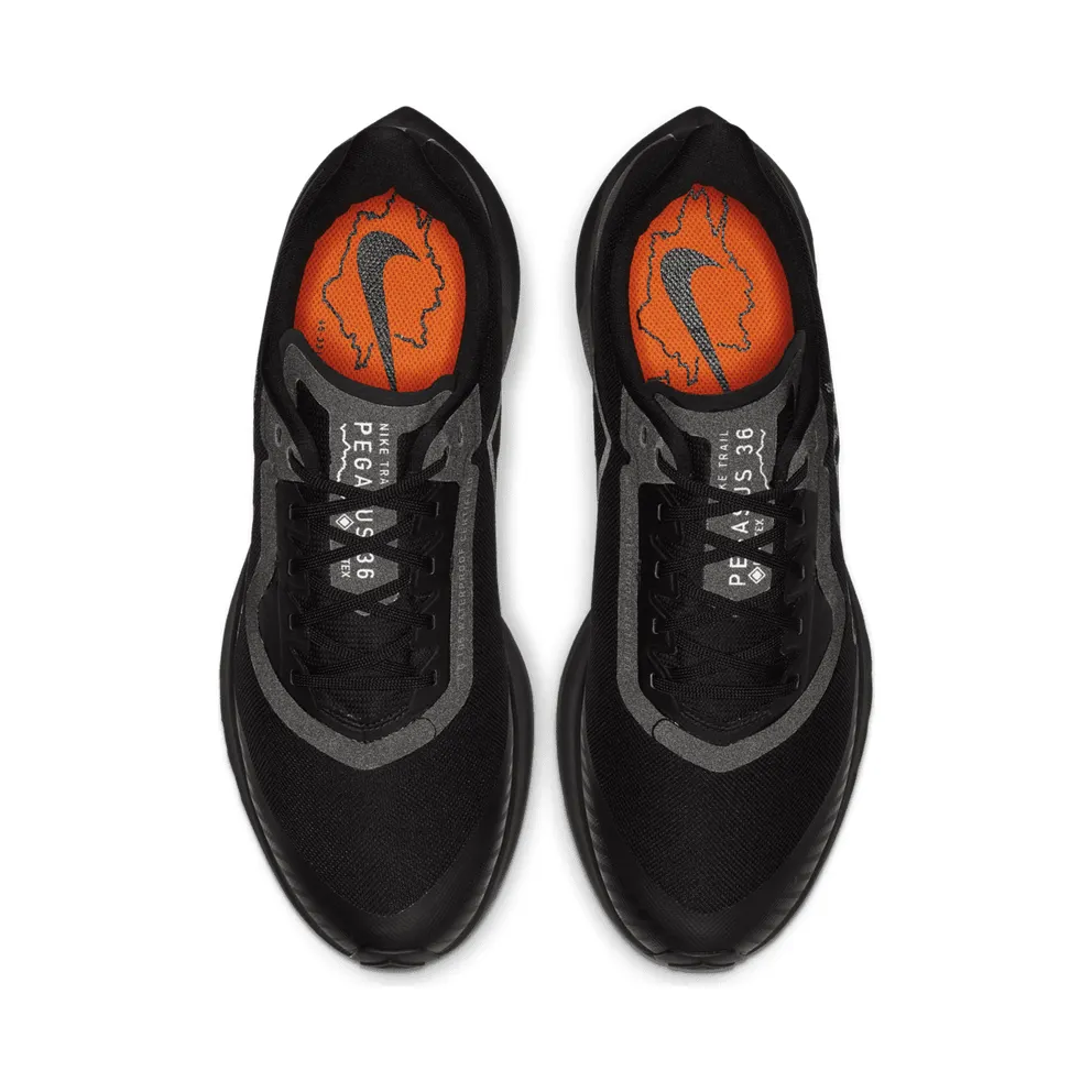 Nike Zoom Pegasus 36 Trail Gore-tex Black Black/Thunder Grey (BV7762-001)