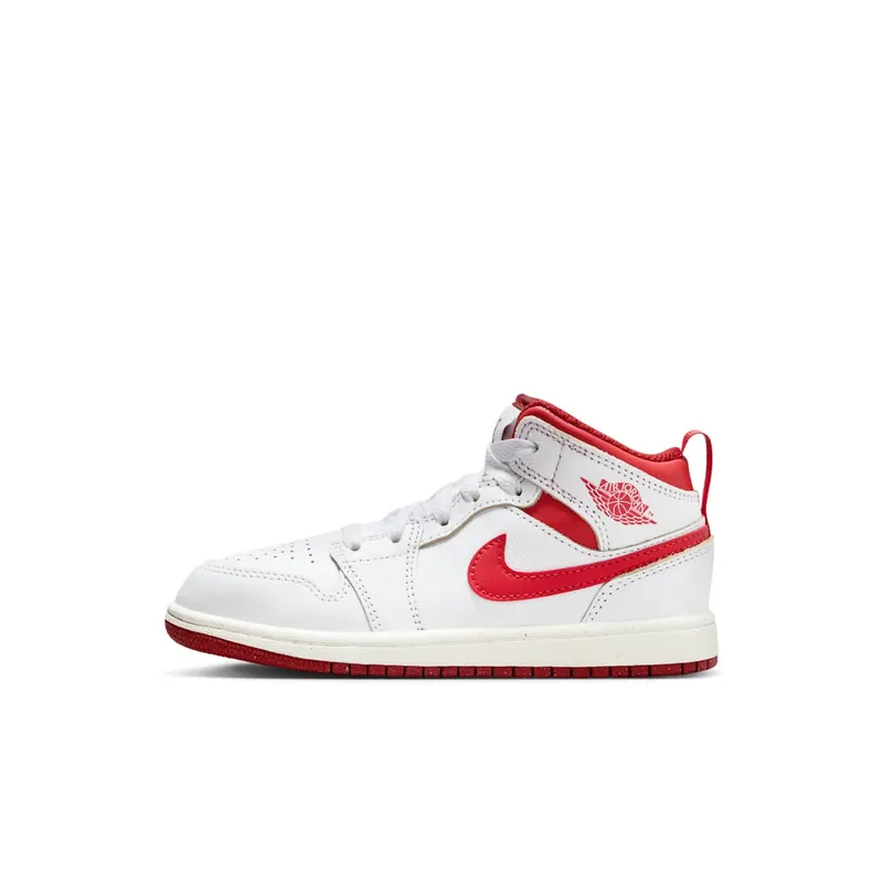 Jordan 1 Mid SE White Dune Red Sail Lobster (FJ3467-160)