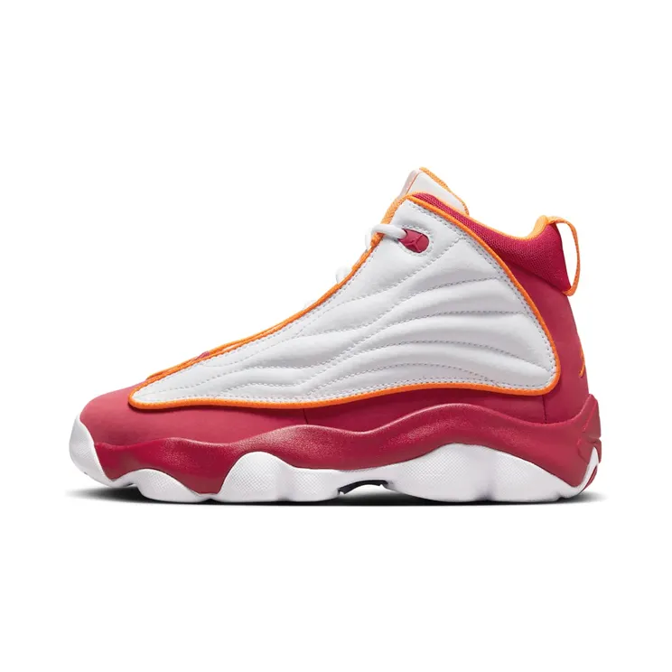Jordan Pro Strong GS “White Cardinal Red Vivid Orange” (DC7911-168)