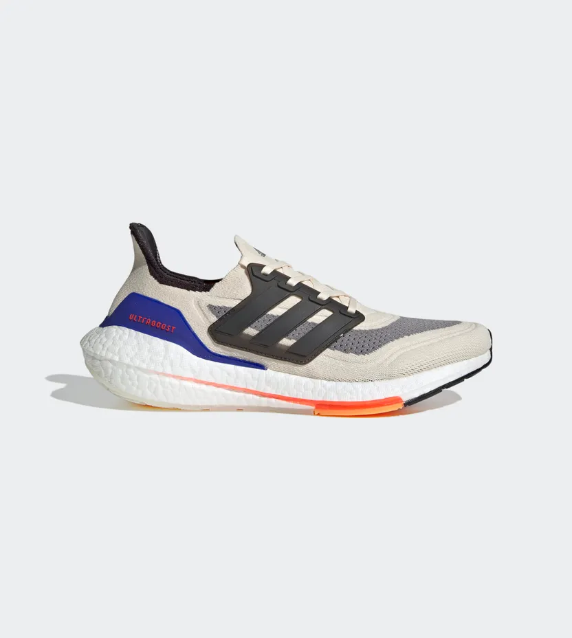 adidas Ultraboost 21 Wonder White / Carbon / Solar Red (S23869)