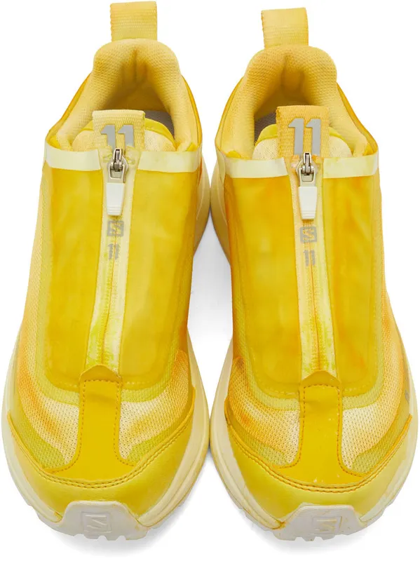 11 by Boris Bidjan Saberi Yellow Salomon Edition Bamba 2 Low Sneakers (11xS 191)