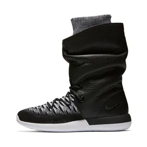 Nike Roshe Two Flyknit Hi “Black / White / Metallic Gold” (861708-002)