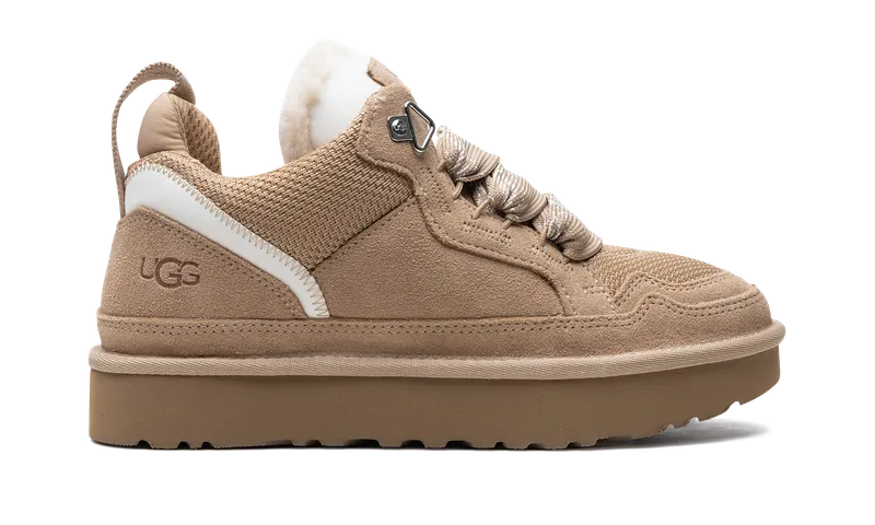 UGG Lowmel “Sand”: zandtinten op een platformzool