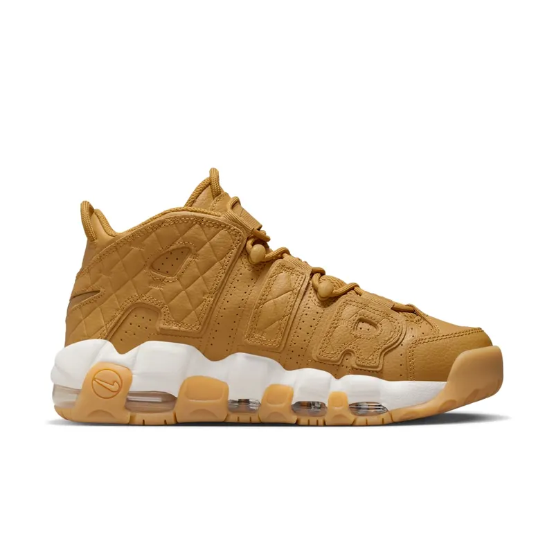 Nike Air More Uptempo Quilted Wheat Gum Light Brown (DX3375-700)