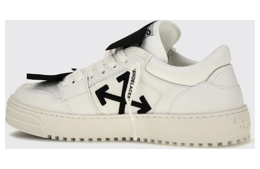 Off-White 3.0 Court Grained Calfskin Low Top Sneakers White (M29KC9L0010110V) (2)