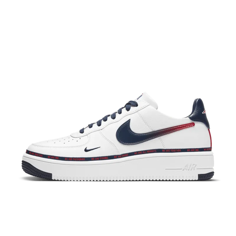 Nike Air Force 1 Ultra New England Patriots (2020) White/University Red-White-College Navy (DB6316-100)