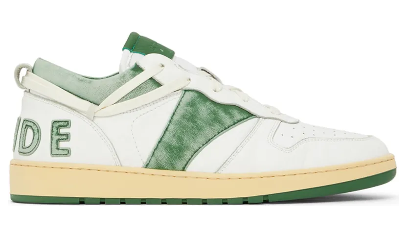 Rhude Rhecess Low “White/Green” (RHFW21FO21040433)