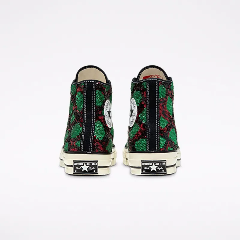 Converse Chuck 70 High ‘Snake Pattern – Red Green’ Red/Green/Egret (166561C)