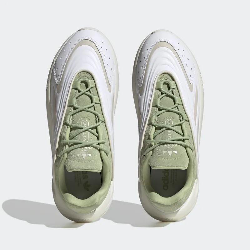 adidas OZELIA Shoes Cloud White / Aluminium / Magic Lime (GY9977)