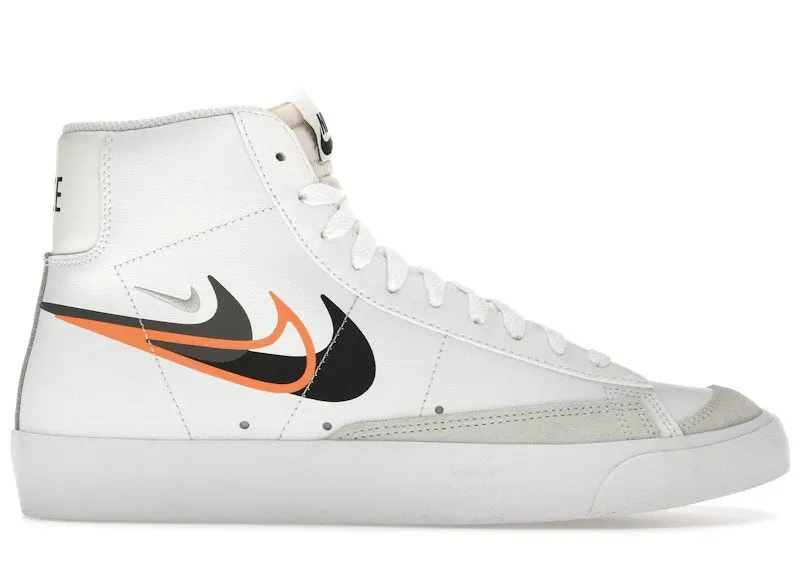 Nike Blazer Mid ’77 Multi-Swoosh Bright Mandarin (FN7809-100)