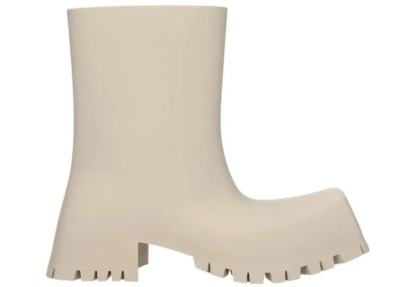 Balenciaga Trooper Rubber Boot Light Beige (679326W0FO82000)