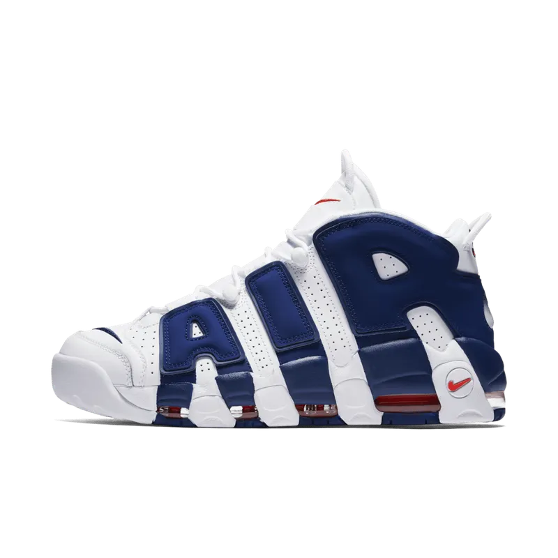 Nike Air More Uptempo Knicks White/Deep Royal Blue-Team Orange (921948-101)