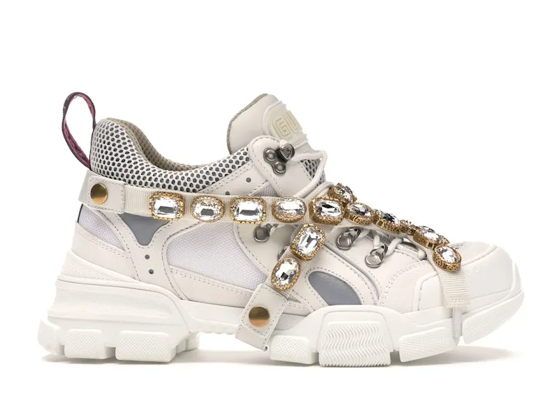 Gucci Flashtrek SEGA Ivory Removable Crystal (W) (541445 GGZ50 9081)