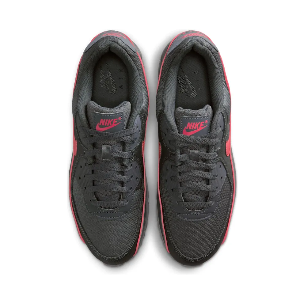 Nike Air Max 90 Premium “Iron Grey University Red” (HV4517-001)