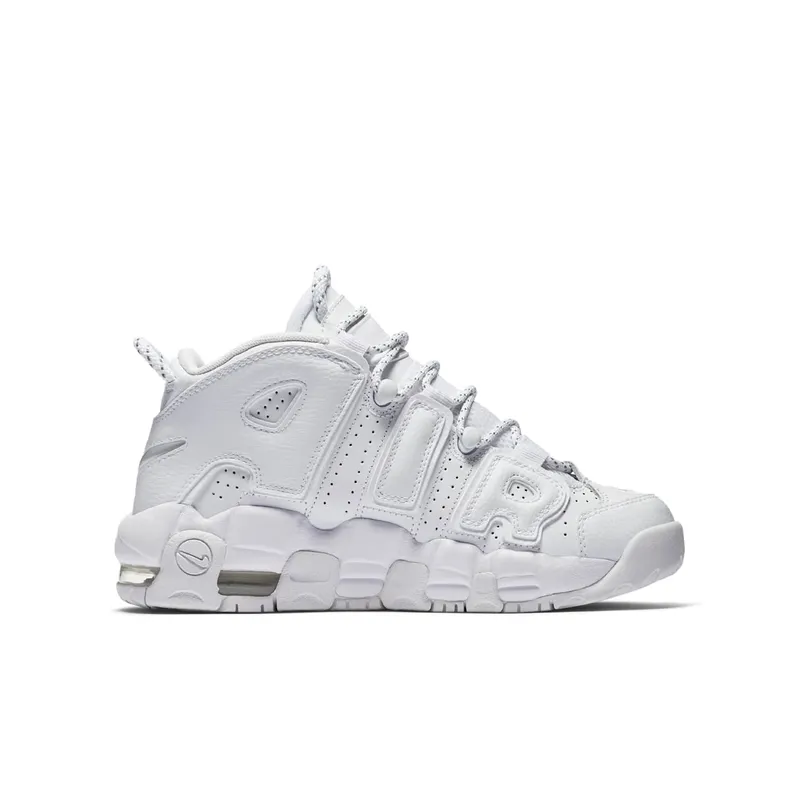 Nike Air More Uptempo Triple White (GS) White/White-White (415082-102)