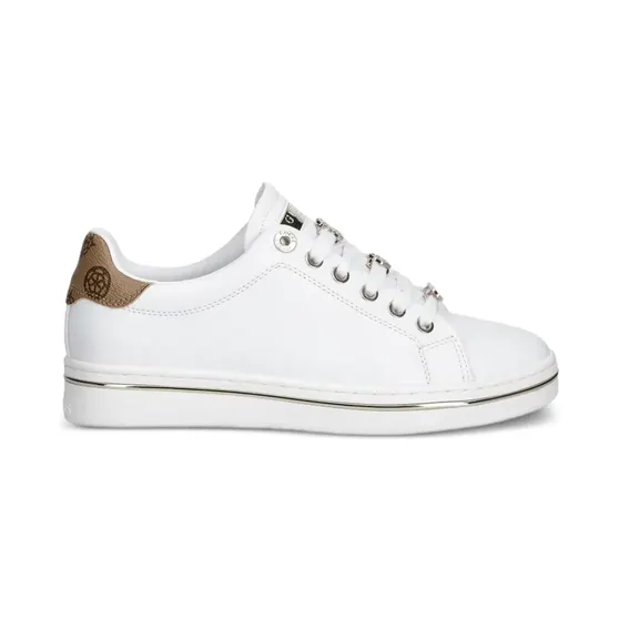 Guess Usa logo-plaque lace-up “White” (FLTSTSELE12)