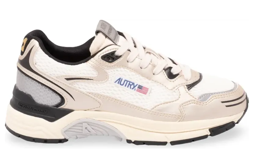 Autry Hyperway Sneakers mit Mesh-Einsätzen – Weiß (HYLWMV12)