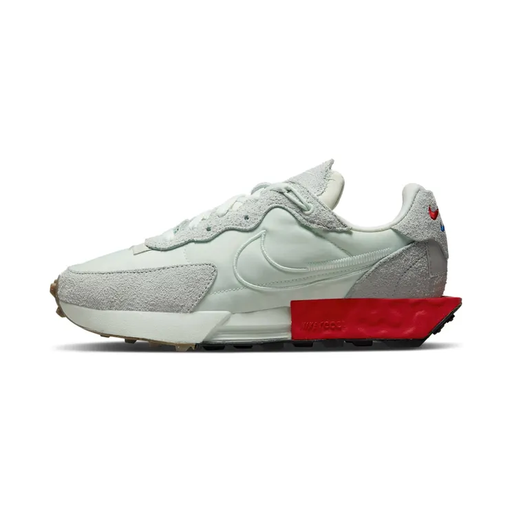 Nike Fontanka Waffle “Barely Green / University Red / Barely Grey” (DC3579-300)