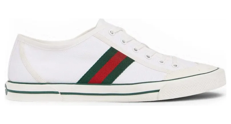Gucci Tennis 1977 Sneaker White Canvas Web (854436-FAFS4-9074)