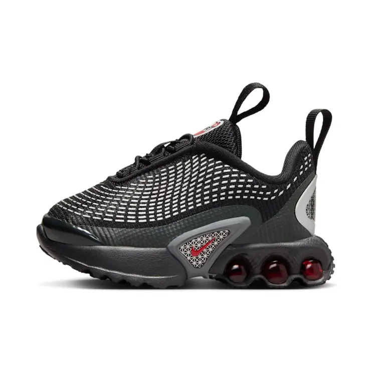 Nike Air Max Dn “Black / Metallic Silver / University Red” (FN4452-009)