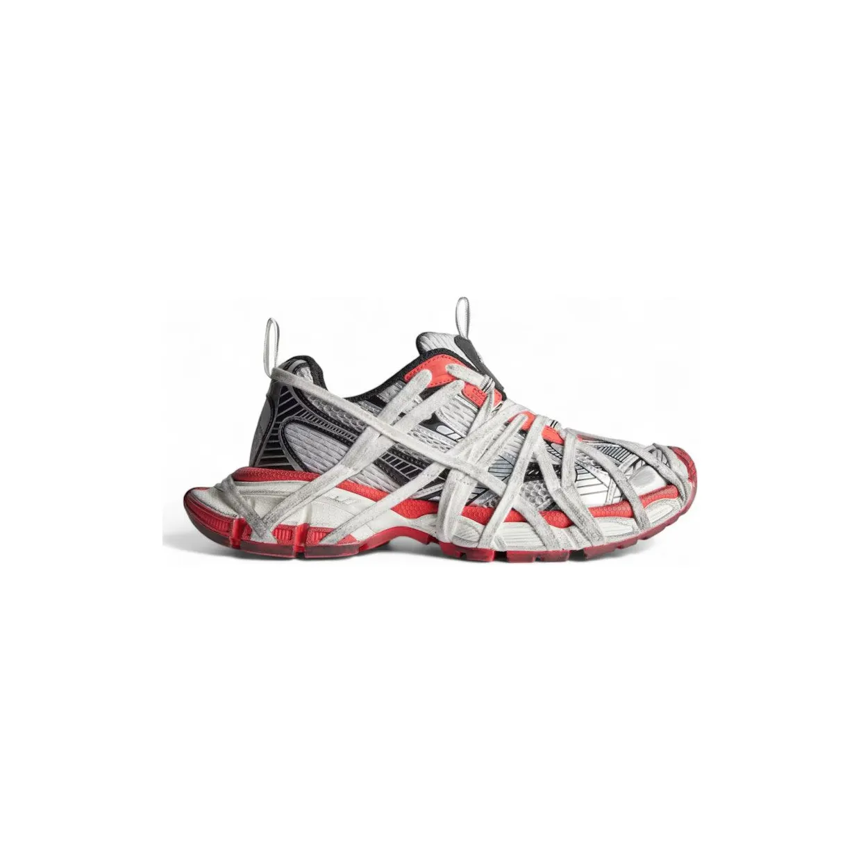 Balenciaga 3XL Extreme Lace Grey Red (778698W3XLL1261)