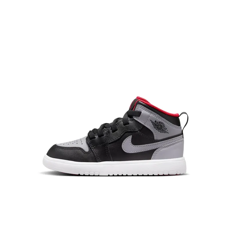 Jordan 1 Mid ALT Black Fire Red White Cement Grey (DR9745-006)