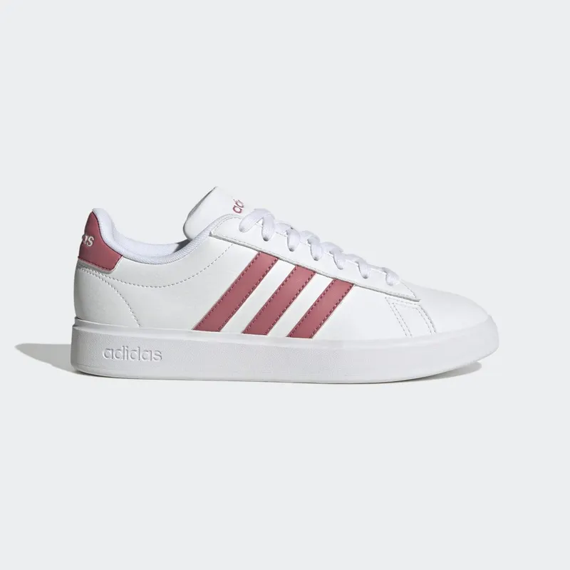 adidas Grand Court 2.0 “Cloud White / Pink Strata / Cloud White” (HP2537)