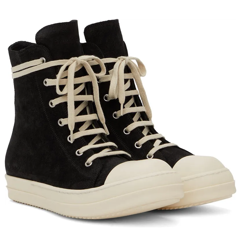 Rick Owens Gray Faun Sneakers (RU02B2890 LCC) (4)