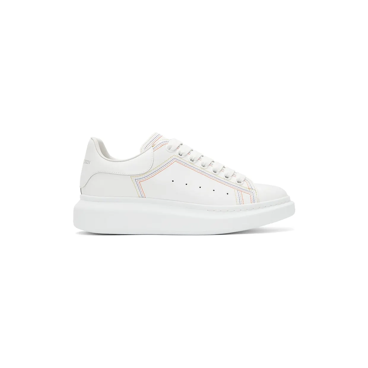 Alexander McQueen Oversized Embroidered White Multi (662639WIA4R9035) (2)
