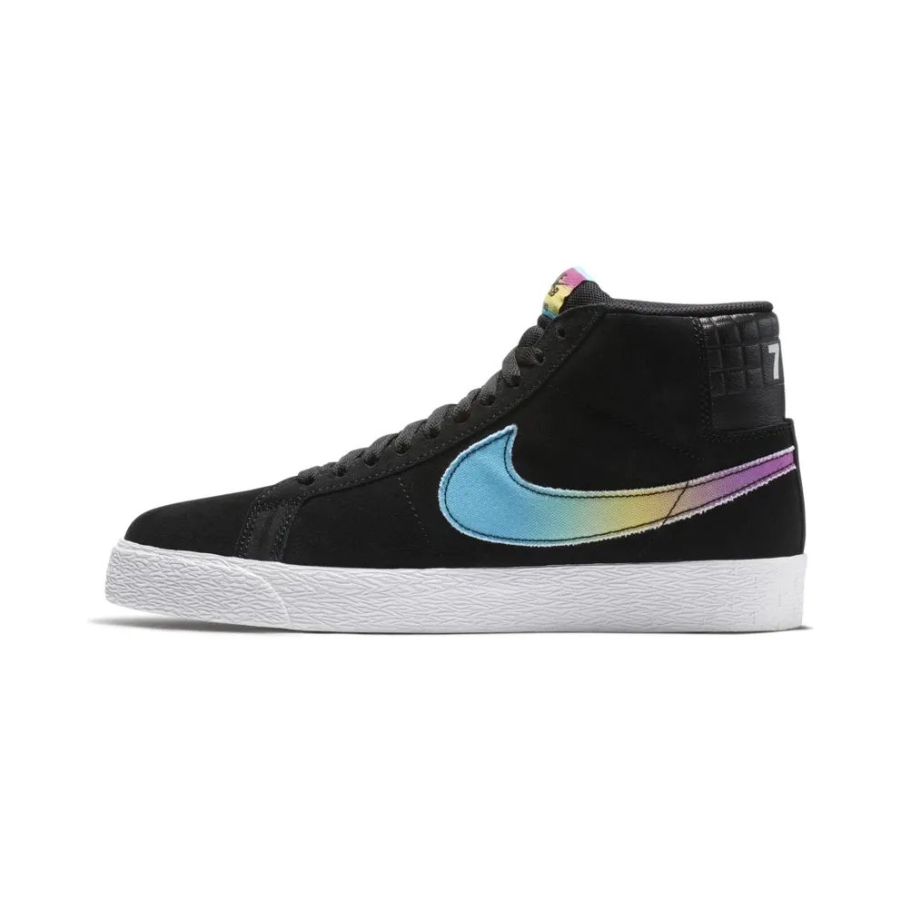 Nike SB Blazer Zoom Mid Lance Mountain 70s Black Black/Multi-Color-White (AH6158-090)