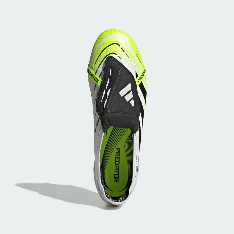 adidas Predator Elite Fold-Over Tongue SG Cloud White Core Black Lucid Lemon (JI1087)