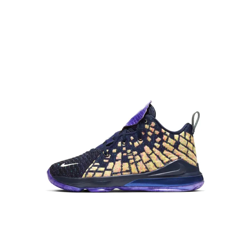 Nike LeBron 17 Monstars (PS) Navy Heather/Multi-Color-Black (CW1037-400)