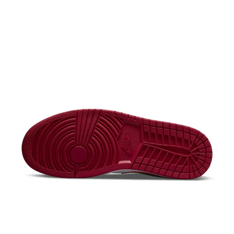 Jordan 1 Low Cardinal Red (GS) – “White / Red” (553558-607)