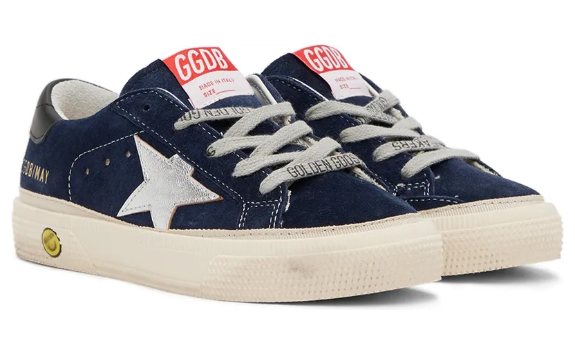 Golden Goose Kids Navy May Sneakers (GYF00112.F003296.50580) (4)