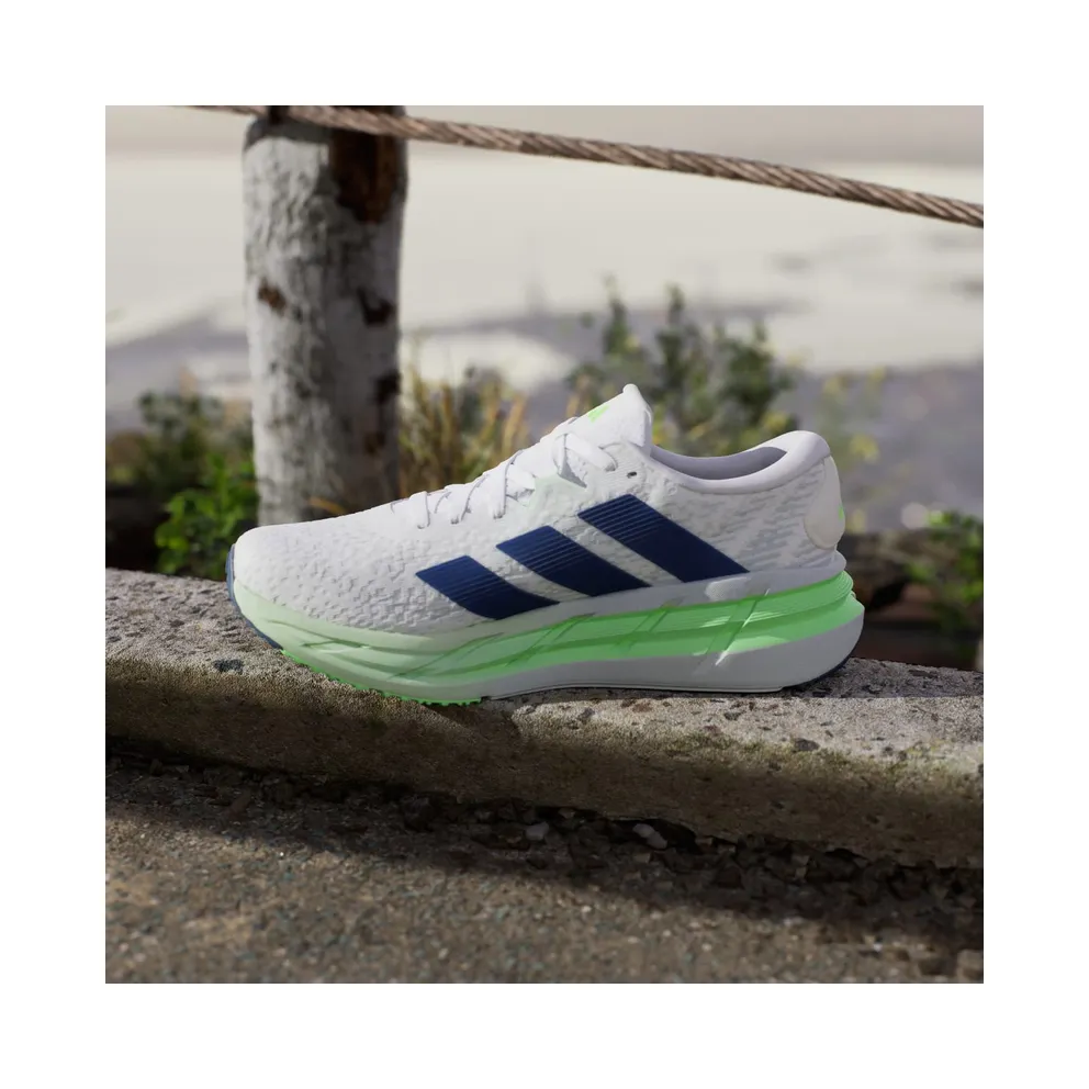Adidas Adistar 4 Running Shoes Cloud White / Tech Indigo / Lime Burst (JP6574)