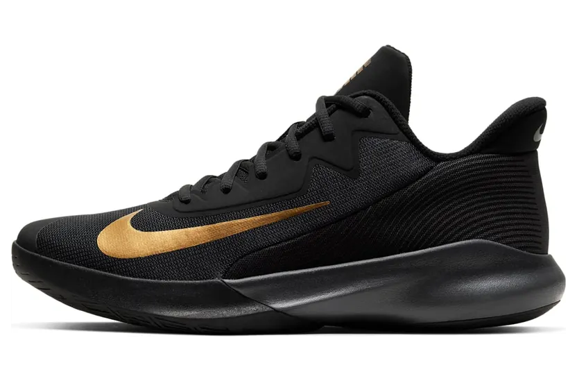 Nike Precision 4 ‘Black Metallic Gold’ Black/Dark Smoke Grey/Metallic Gold (CK1069-002)