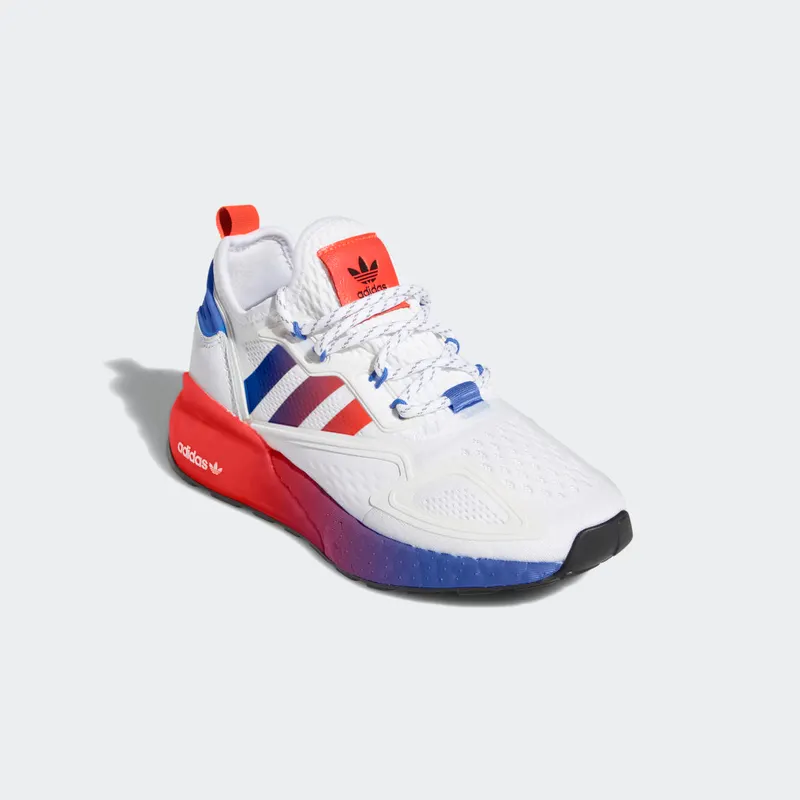 adidas ZX 2K Boost Cloud White / Solar Red / Blue (FX9519)