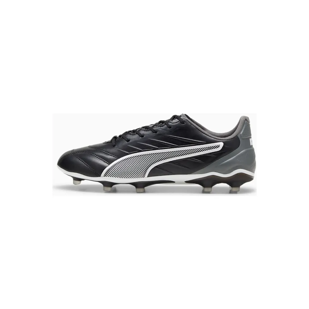 KING PRO FG/AG Football Boots “PUMA Black / PUMA White / Cool Dark Gray” (107862-01)