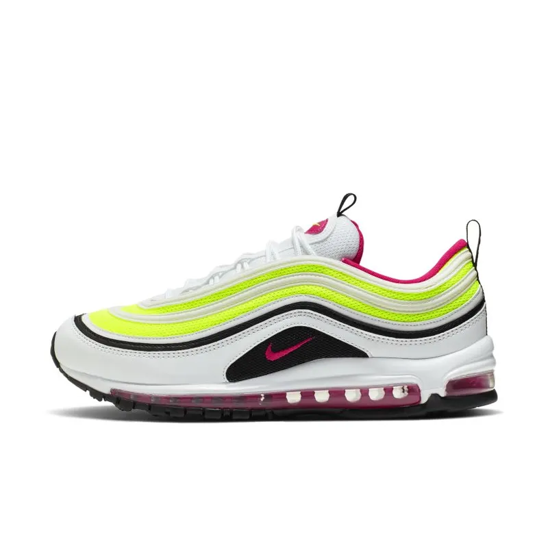 Nike Air Max 97 White Black Volt Rush Pink White/Black-Volt-Rush Pink (CI9871-100)